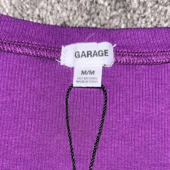 Purple v neck long sleeve - Picture 2 of 2